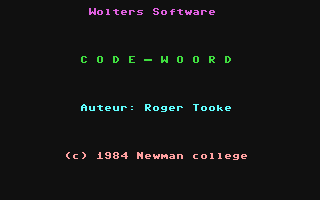 Code-Woord