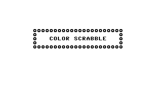 Color Scrabble