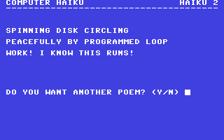 Computer Haiku v2