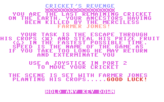 Cricket's Revenge