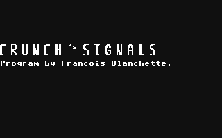 Crunch's Signals