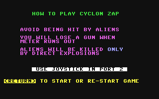 Cyclon Zap - Space Bomb