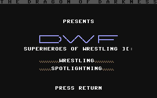 DWF Superheroes of Wrestling II