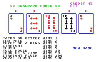 Drawcard Poker