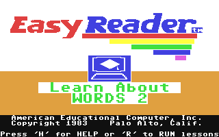 EasyReader - Learn About Words in Reading