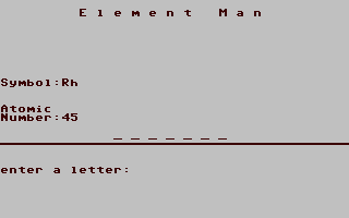 Element Man