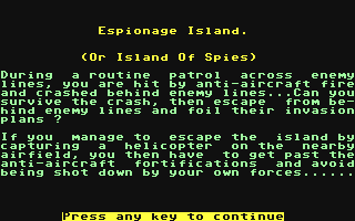 Espionage Island - Island of Spies