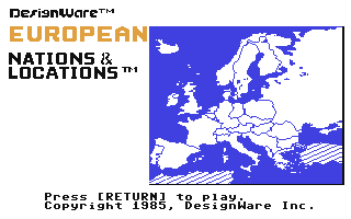 European Nations and Locations