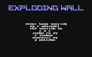 Exploding Wall