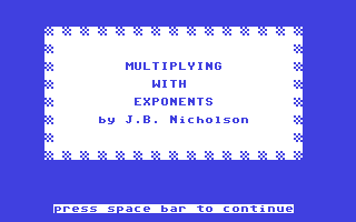 Exponent Multiplication