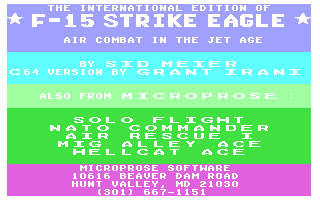 F-15 Strike Eagle - International Edition