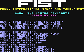 FIST - First International Singalong Tournament