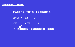 Factor Trinomials II