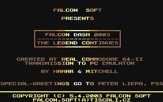 Falcon Dash003 - The Legend Continues