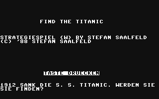 Find the Titanic