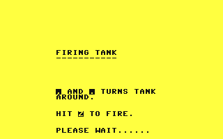 Firing Tank