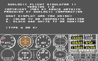 Flight Simulator II (Tape)