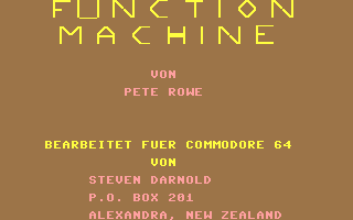 Function Machine (German)