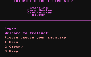 Futuristic Troll Simulator