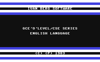GCE'O'Level - English Language