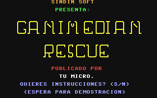 Ganimedian Rescue (Spanish)
