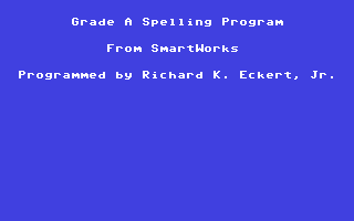 Grade A Spelling Program (grades78)