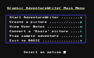 Graphic AdventureWriter