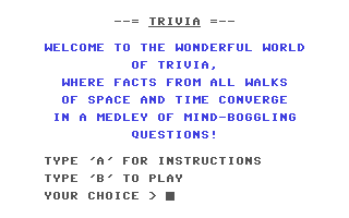 The Game of Trivia - Trivia Book