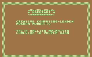 Hamurabi (Finnish)