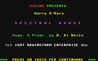 Harry O'Hara - Spectral House