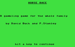 Horse Race v1