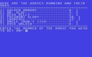 Horserace v3