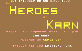 The Heroes of Karn (French)