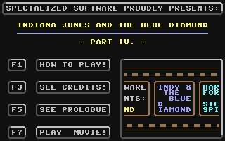 Indiana Jones and the Blue Diamond