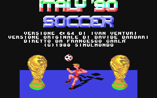 Italy '90 Soccer - Nuova Versione