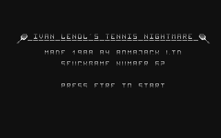 Ivan Lendl's Tennis Nightmare