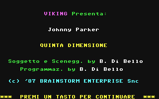 Johnny Parker - Quinta Dimensione