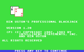 Ken Uston's Professional Blackjack