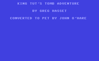 King Tut's Tomb Adventure