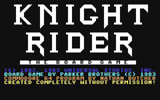 Knight Rider - The Board Game