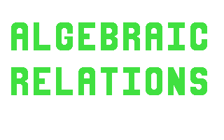 Ladders to Learning - Algebraic Relations
