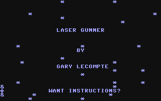 Laser Gunner v1