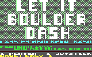 Let It Boulder Dash
