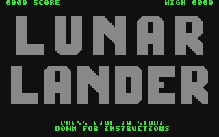 Lunar Lander v15