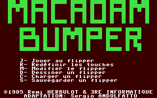 Macadam Bumper (French)