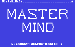 Master Mind v6