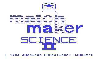 Matchmaker - Elementary Science Facts II