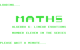Maths Tutorial Series - Algebra - Linear Equations