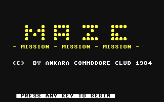 Maze-Mission
