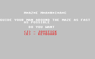 Maze Maniac